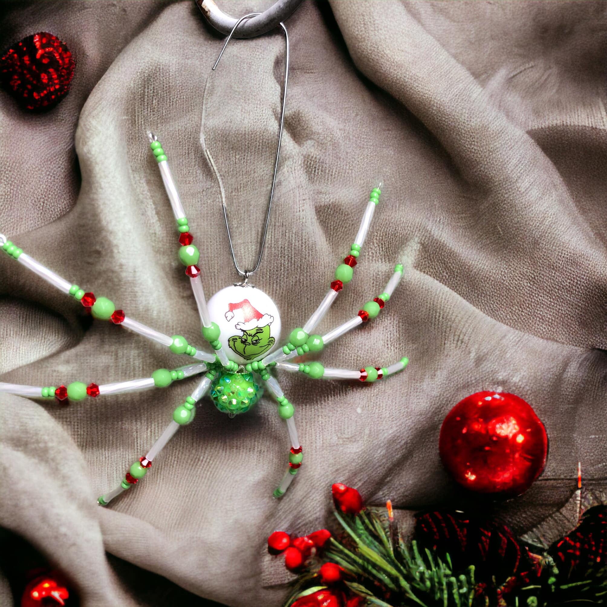 Grinch Christmas Spider Style 2 The Spider Lady
